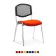 ISO ERGO MESH Stackable Conference Meeting Room Chairs with Bespoke Colour Seat