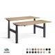 Back-to-Back Standing Desk – Rise Duo Height Adjustable Bench Desk