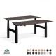 Back-to-Back Standing Desk – Rise Duo Height Adjustable Bench Desk