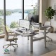 Back-to-Back Standing Desk – Rise Duo Height Adjustable Bench Desk