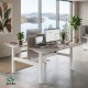 Back-to-Back Standing Desk – Rise Duo Height Adjustable Bench Desk