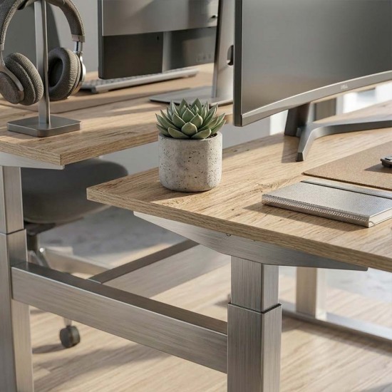Back-to-Back Standing Desk – Rise Duo Height Adjustable Bench Desk Back-to-Back Standing Desk – Rise Duo Height Adjustable Bench Desk