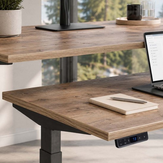 Back-to-Back Standing Desk – Rise Duo Height Adjustable Bench Desk Back-to-Back Standing Desk – Rise Duo Height Adjustable Bench Desk