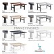 Back-to-Back Standing Desk – Rise Duo Height Adjustable Bench Desk