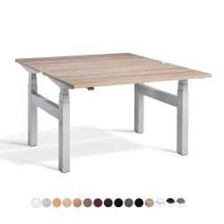 RISE DUPLO 2 Person Back-To-Back Electric Sit Stand Height Adjustable Desks, 1200mm RISE DUPLO 2 Person Back-To-Back Electric Sit Stand Height Adjustable Desks, 1200mm
