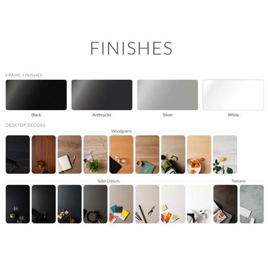 Rise 1 Height Adjustable Standing Desk UK – Swedish Dual Motor Office Desk