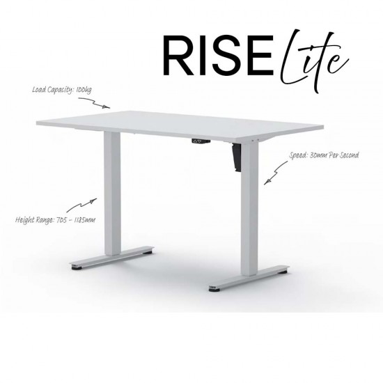 Rise Lite Height Adjustable Standing Desk UK – Compact Home Office Sit-Stand Desk Rise Lite Height Adjustable Standing Desk UK – Compact Home Office Sit-Stand Desk
