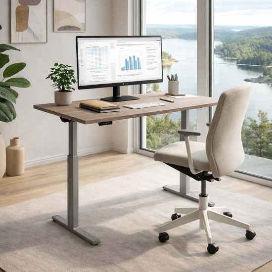 Rise 1 Height Adjustable Standing Desk UK – Swedish Dual Motor Office Desk