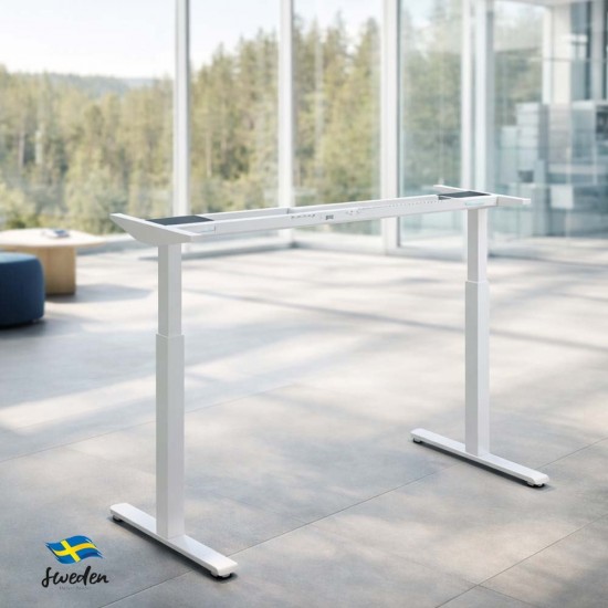 RISE 1 - FRAME ONLY - Dual Motor Electric Height Adjustable Desk