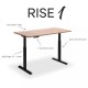 Rise 1 Height Adjustable Standing Desk UK – Swedish Dual Motor Office Desk