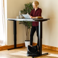RISE 2 Dual Motor Rectangular Electric Sit Stand Height Adjustable Desk, 1200mm