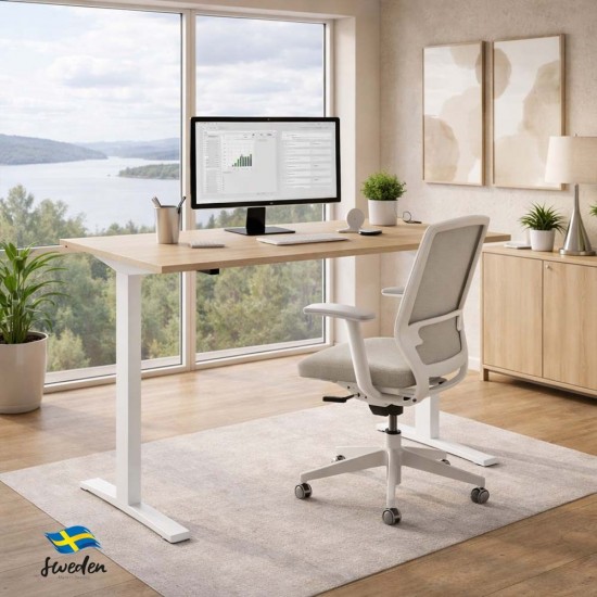 RISE 2 Dual Motor Height Adjustable Electric Stand Up Desk, 1400mm