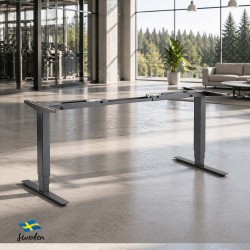 RISE 2 - FRAME ONLY - Premium Dual Motor 3-Stage Electric Height Adjustable Desk Frame