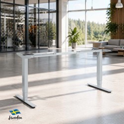 RISE 2 - FRAME ONLY - Premium Dual Motor 3-Stage Electric Height Adjustable Desk Frame