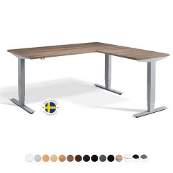 RISE 3 Electric Height Adjustable Corner Standing Desk, 1800x1600mm RISE 3 Electric Height Adjustable Corner Standing Desk, 1800x1600mm