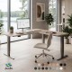 Rise 3 Corner Standing Desk – Height Adjustable L-Shaped Sit Stand Desk Rise 3 Corner Standing Desk – Height Adjustable L-Shaped Sit Stand Desk
