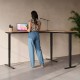 RISE 3 Electric Sit Stand Height Adjustable Corner Desk, 1600x1600mm