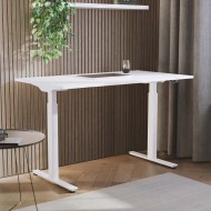 RISE 1 Dual Motor Rectangular Electric Height Adjustable Standing Desk, 1600mm