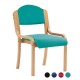 BENTWOOD Wood Frame Stackable Reception/ Meeting Room Chairs no arms
