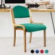 BENTWOOD Wood Frame Stackable Reception/ Meeting Room Chairs no arms