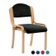 BENTWOOD Wood Frame Stackable Reception/ Meeting Room Chairs no arms