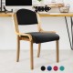 BENTWOOD Wood Frame Stackable Reception/ Meeting Room Chairs no arms