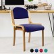 BENTWOOD Wood Frame Stackable Reception/ Meeting Room Chairs no arms