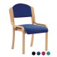 BENTWOOD Wood Frame Stackable Reception/ Meeting Room Chairs no arms