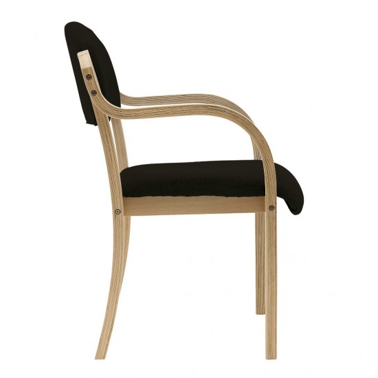 BENTWOOD Stackable Wooden Meeting Room Chair with Arms