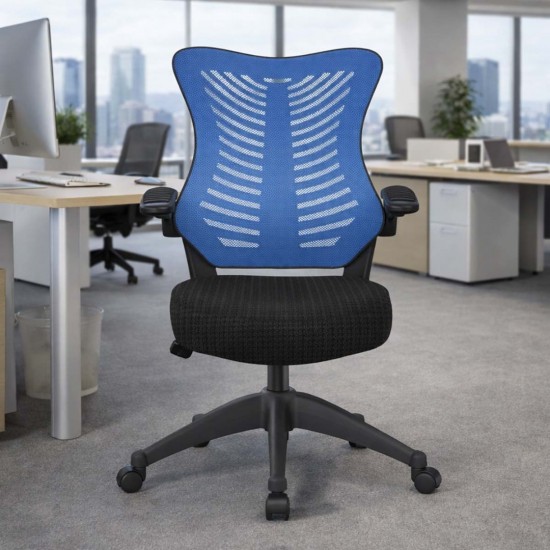 BJORN Mesh High Back Executive Office Chair with Foldaway Arms