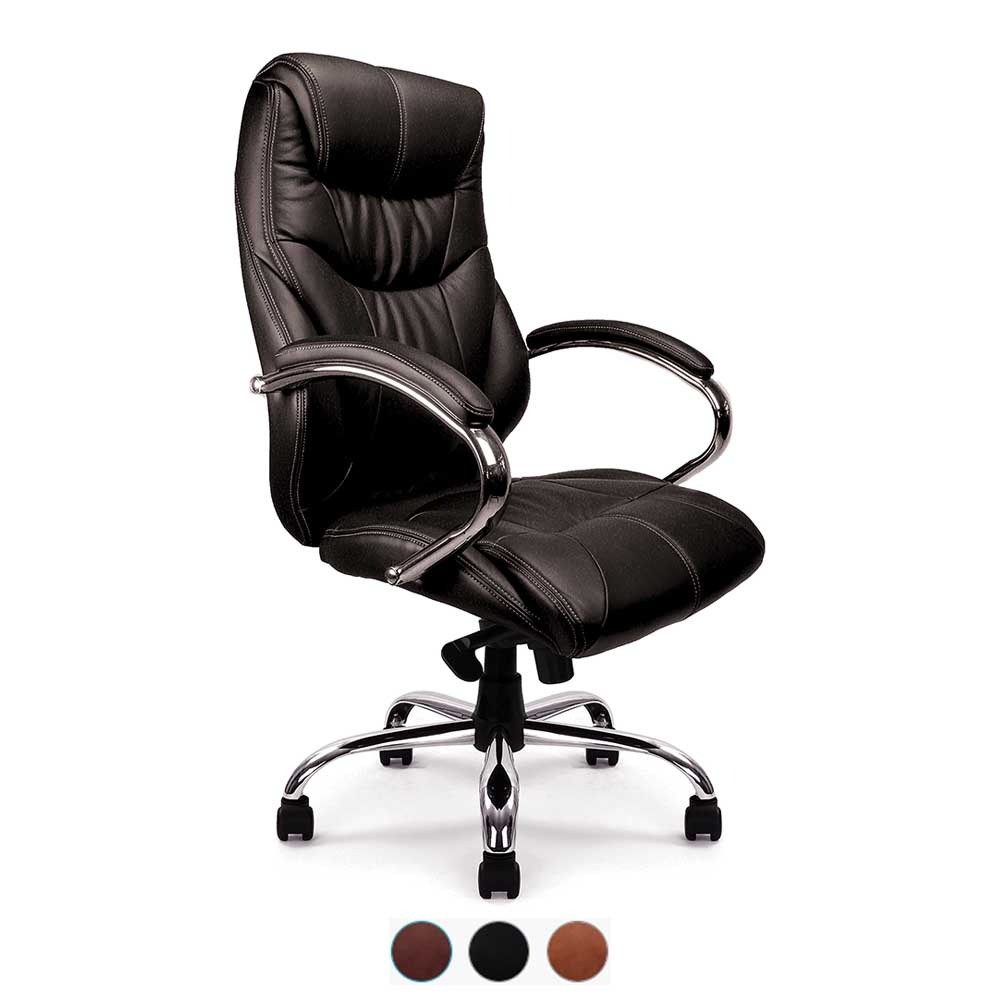 DURBAN (Black) Soft Feel Leather Executive Office Chairs ET617KTAG/LBK