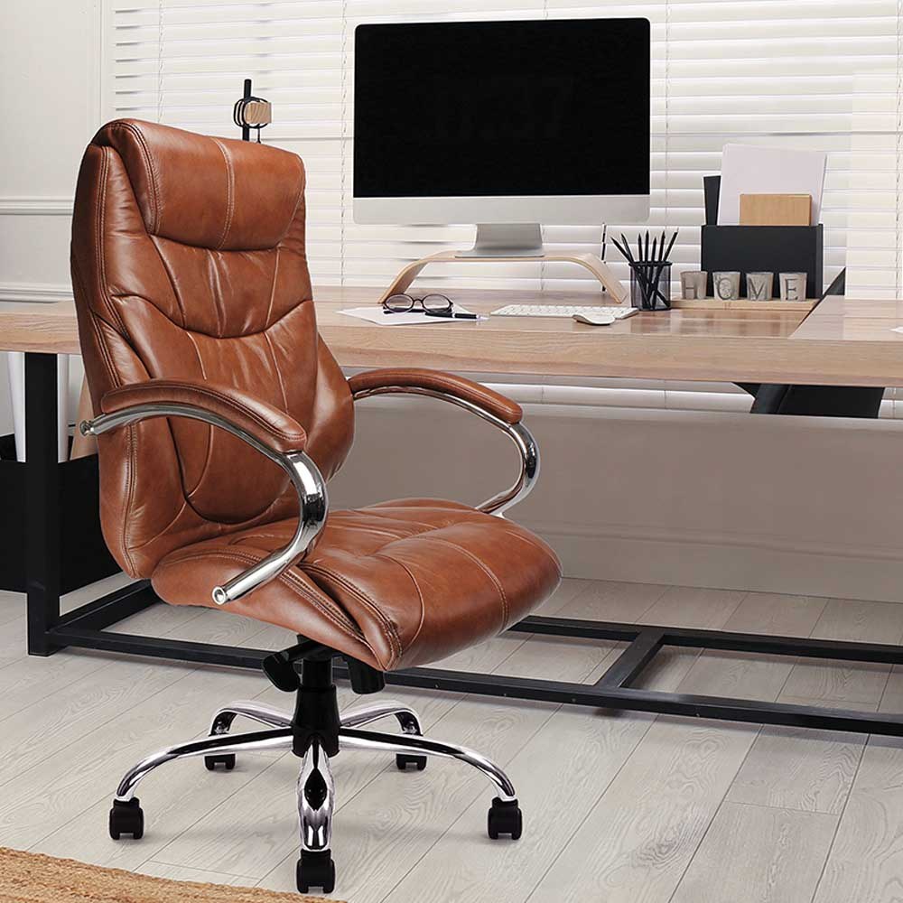 DURBAN (Black) Soft Feel Leather Executive Office Chairs ET617KTAG/LBK