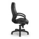 Executive office chair with extensive ergonomic functionality available in either a Black, Cream or Burgundy Leather