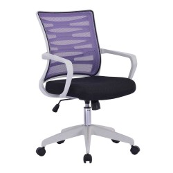 FIKA Modern Mesh Mid Back Office Chair with Fixed Arms FIKA Modern Mesh Mid Back Office Chair with Fixed Arms