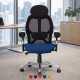 GRANIT 24 Hour Mesh Back Multi-Function Ergonomic Office Chair with Choice of Seat Colours 