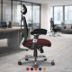 GRANIT 24 Hour Mesh Back Multi-Function Ergonomic Office Chair with Choice of Seat Colours 