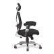 GRANIT 24 Hour Black Mesh Multi-Function Ergonomic Office Chair with Headrest