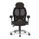 GRANIT 24 Hour Black Mesh Multi-Function Ergonomic Office Chair with Headrest