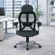 GRANIT 24 Hour Black Mesh Multi-Function Ergonomic Office Chair with Headrest