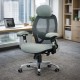 GRANIT 24 Hour Grey Mesh Multi-Function Ergonomic Office Chair with Headrest