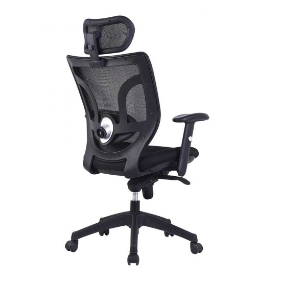 LUND High Back Mesh Ergonomic Office Chairs with Headrest