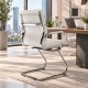 OLSEN Retro Design Leather Office Visitor Boardroom Chair with Cantilever Base OLSEN Retro Design Leather Office Visitor Boardroom Chair with Cantilever Base