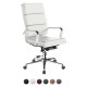 OLSEN High Back Retro Design Leather Office Chair