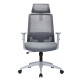 GRANIT 24 Hour Grey Mesh Multi-Function Ergonomic Office Chair with Headrest