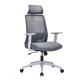 GRANIT 24 Hour Grey Mesh Multi-Function Ergonomic Office Chair with Headrest