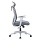 GRANIT 24 Hour Grey Mesh Multi-Function Ergonomic Office Chair with Headrest