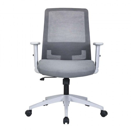 GRANIT 24 Hour Grey Mesh Multi-Function Ergonomic Office Chair with Headrest