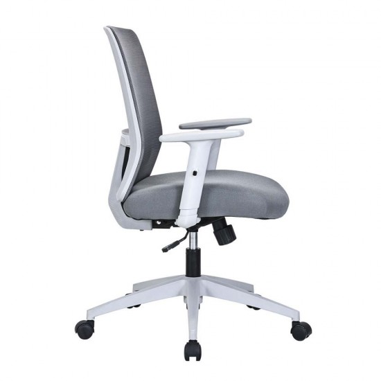 GRANIT 24 Hour Grey Mesh Multi-Function Ergonomic Office Chair with Headrest