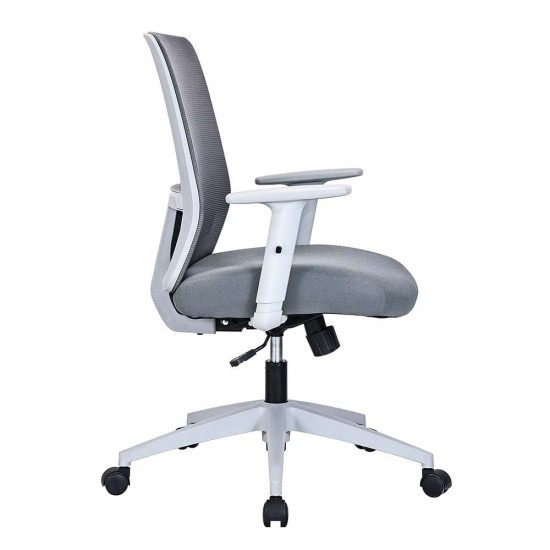 GRANIT 24 Hour Grey Mesh Multi-Function Ergonomic Office Chair with Headrest