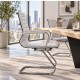 AREZZO Contemporary Design Leather Visitor Chair with Cantilever Base